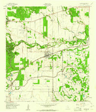 La Coste Texas Historical topographic map, 1:24000 scale, 7.5 X 7.5 Minute, Year 1958