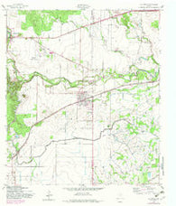 La Coste Texas Historical topographic map, 1:24000 scale, 7.5 X 7.5 Minute, Year 1958