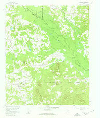 La Fayette Texas Historical topographic map, 1:24000 scale, 7.5 X 7.5 Minute, Year 1960