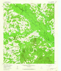 La Fayette Texas Historical topographic map, 1:24000 scale, 7.5 X 7.5 Minute, Year 1960
