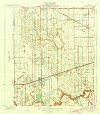 La Feria Texas Historical topographic map, 1:31680 scale, 7.5 X 7.5 Minute, Year 1936