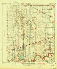La Feria Texas Historical topographic map, 1:31680 scale, 7.5 X 7.5 Minute, Year 1936