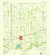 La Feria Texas Historical topographic map, 1:24000 scale, 7.5 X 7.5 Minute, Year 1956
