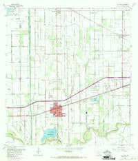 La Feria Texas Historical topographic map, 1:24000 scale, 7.5 X 7.5 Minute, Year 1956