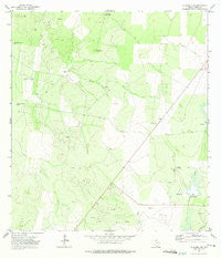 La Gloria SW Texas Historical topographic map, 1:24000 scale, 7.5 X 7.5 Minute, Year 1972