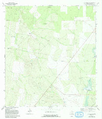 La Gloria SW Texas Historical topographic map, 1:24000 scale, 7.5 X 7.5 Minute, Year 1972