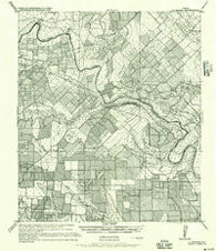 La Grange Texas Historical topographic map, 1:62500 scale, 15 X 15 Minute, Year 1956