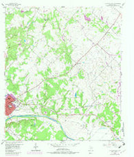 La Grange East Texas Historical topographic map, 1:24000 scale, 7.5 X 7.5 Minute, Year 1957