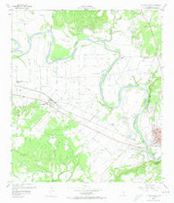 La Grange West Texas Historical topographic map, 1:24000 scale, 7.5 X 7.5 Minute, Year 1958