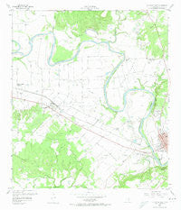 La Grange West Texas Historical topographic map, 1:24000 scale, 7.5 X 7.5 Minute, Year 1958