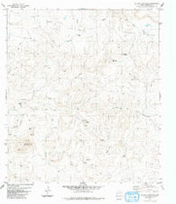 La Mota Mountain Texas Historical topographic map, 1:24000 scale, 7.5 X 7.5 Minute, Year 1983