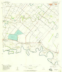 La Paloma Texas Historical topographic map, 1:24000 scale, 7.5 X 7.5 Minute, Year 1956