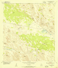 La Parra Ranch SW Texas Historical topographic map, 1:24000 scale, 7.5 X 7.5 Minute, Year 1954