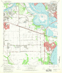 La Porte Texas Historical topographic map, 1:24000 scale, 7.5 X 7.5 Minute, Year 1967