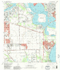 La Porte Texas Historical topographic map, 1:24000 scale, 7.5 X 7.5 Minute, Year 1982