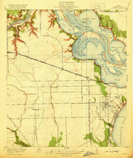 La Porte Texas Historical topographic map, 1:31680 scale, 7.5 X 7.5 Minute, Year 1920
