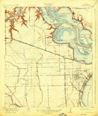La Porte Texas Historical topographic map, 1:31680 scale, 7.5 X 7.5 Minute, Year 1920