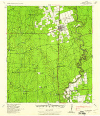 La Pryor Texas Historical topographic map, 1:62500 scale, 15 X 15 Minute, Year 1939