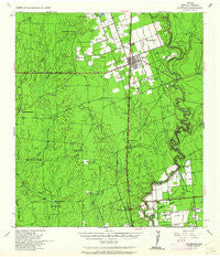 La Pryor Texas Historical topographic map, 1:62500 scale, 15 X 15 Minute, Year 1939
