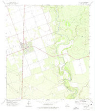 La Pryor Texas Historical topographic map, 1:24000 scale, 7.5 X 7.5 Minute, Year 1972