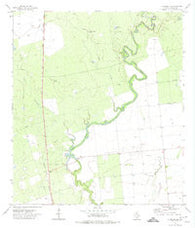 La Pryor SE Texas Historical topographic map, 1:24000 scale, 7.5 X 7.5 Minute, Year 1972