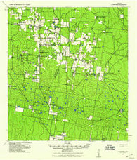 La Reforma Texas Historical topographic map, 1:62500 scale, 15 X 15 Minute, Year 1939