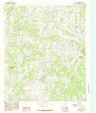 La Rue Texas Historical topographic map, 1:24000 scale, 7.5 X 7.5 Minute, Year 1984