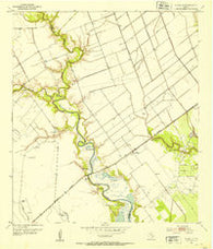 La Salle Texas Historical topographic map, 1:24000 scale, 7.5 X 7.5 Minute, Year 1952