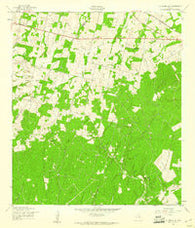 La Vernia SW Texas Historical topographic map, 1:24000 scale, 7.5 X 7.5 Minute, Year 1958