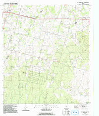 La Vernia SW Texas Historical topographic map, 1:24000 scale, 7.5 X 7.5 Minute, Year 1992