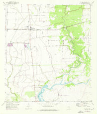 La Ward Texas Historical topographic map, 1:24000 scale, 7.5 X 7.5 Minute, Year 1952