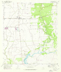 La Ward Texas Historical topographic map, 1:24000 scale, 7.5 X 7.5 Minute, Year 1952