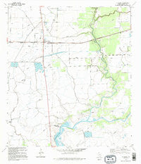 La Ward Texas Historical topographic map, 1:24000 scale, 7.5 X 7.5 Minute, Year 1995