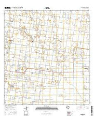 La Blanca Texas Current topographic map, 1:24000 scale, 7.5 X 7.5 Minute, Year 2016