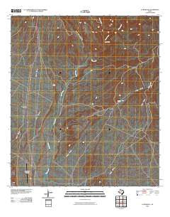 La Boquilla Texas Historical topographic map, 1:24000 scale, 7.5 X 7.5 Minute, Year 2010