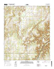 La Casa Texas Current topographic map, 1:24000 scale, 7.5 X 7.5 Minute, Year 2016
