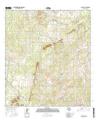 La Chusa Hill Texas Current topographic map, 1:24000 scale, 7.5 X 7.5 Minute, Year 2016