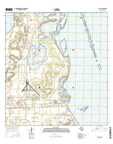 La Coma Texas Current topographic map, 1:24000 scale, 7.5 X 7.5 Minute, Year 2016