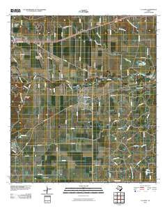 La Coste Texas Historical topographic map, 1:24000 scale, 7.5 X 7.5 Minute, Year 2010