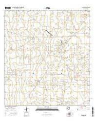 La Gloria Texas Current topographic map, 1:24000 scale, 7.5 X 7.5 Minute, Year 2016