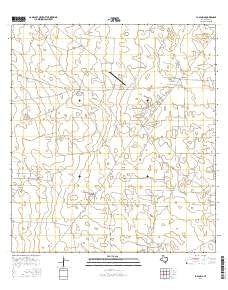 La Gloria Texas Current topographic map, 1:24000 scale, 7.5 X 7.5 Minute, Year 2016