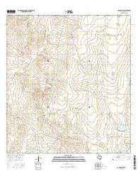 La Gloria SW Texas Current topographic map, 1:24000 scale, 7.5 X 7.5 Minute, Year 2016