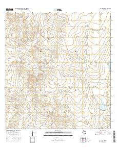 La Gloria SW Texas Current topographic map, 1:24000 scale, 7.5 X 7.5 Minute, Year 2016