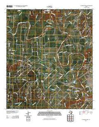La Grange West Texas Historical topographic map, 1:24000 scale, 7.5 X 7.5 Minute, Year 2010