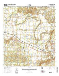 La Grange West Texas Current topographic map, 1:24000 scale, 7.5 X 7.5 Minute, Year 2016