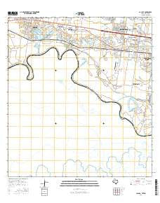 La Joya Texas Current topographic map, 1:24000 scale, 7.5 X 7.5 Minute, Year 2016