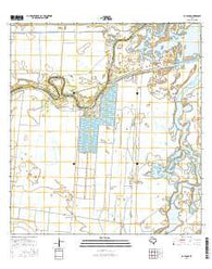 La Leona Texas Current topographic map, 1:24000 scale, 7.5 X 7.5 Minute, Year 2016