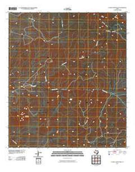 La Mota Mountain Texas Historical topographic map, 1:24000 scale, 7.5 X 7.5 Minute, Year 2010
