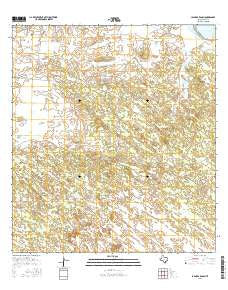 La Parra Ranch Texas Current topographic map, 1:24000 scale, 7.5 X 7.5 Minute, Year 2016