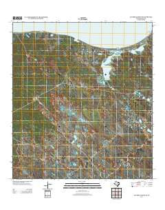 La Parra Ranch NE Texas Historical topographic map, 1:24000 scale, 7.5 X 7.5 Minute, Year 2013